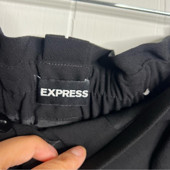 High Waisted Belted Paperbag Wide Leg Pant NWOT - Picture 3 of 7